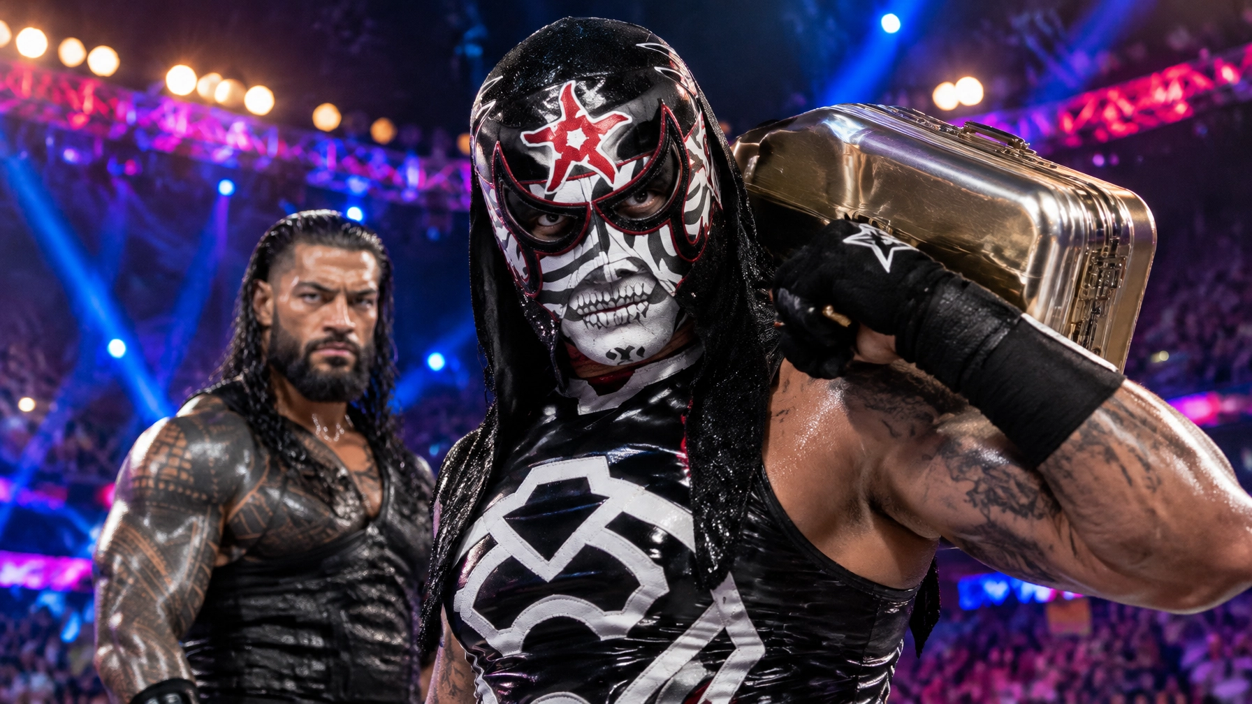 Penta’s Briefcase and Roman Reigns: Is a Crown Jewel Cash-In Coming?